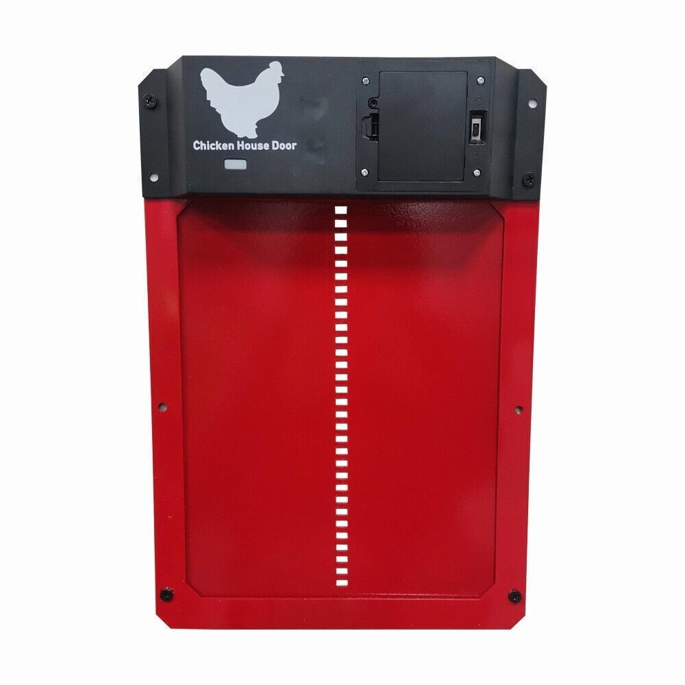 Automatic Chicken Coop Door Opener Light Sensor Battery Operated Color Auto Door