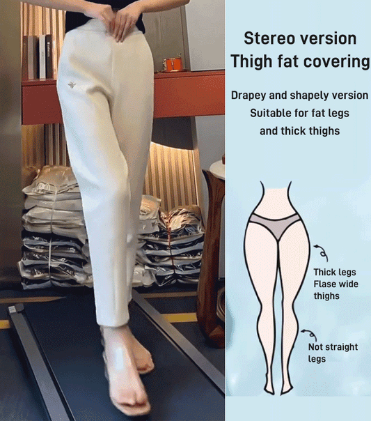Loose-fitting high-waisted slacksā(Buy 2 pieces for free shipping)