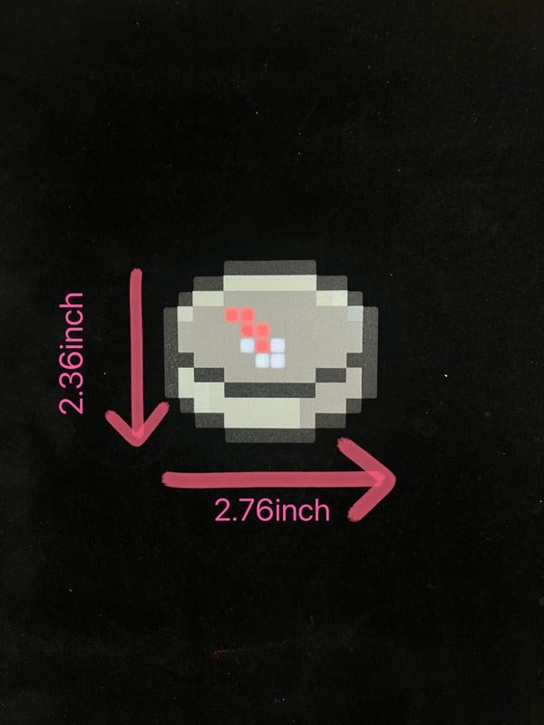 Trendy Pixel Compass Toy Keychain