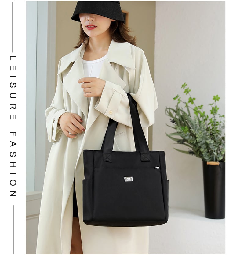 🔥2026 Large Capacity Waterproof Multi Pocket Nylon Shoulder Bag👜
