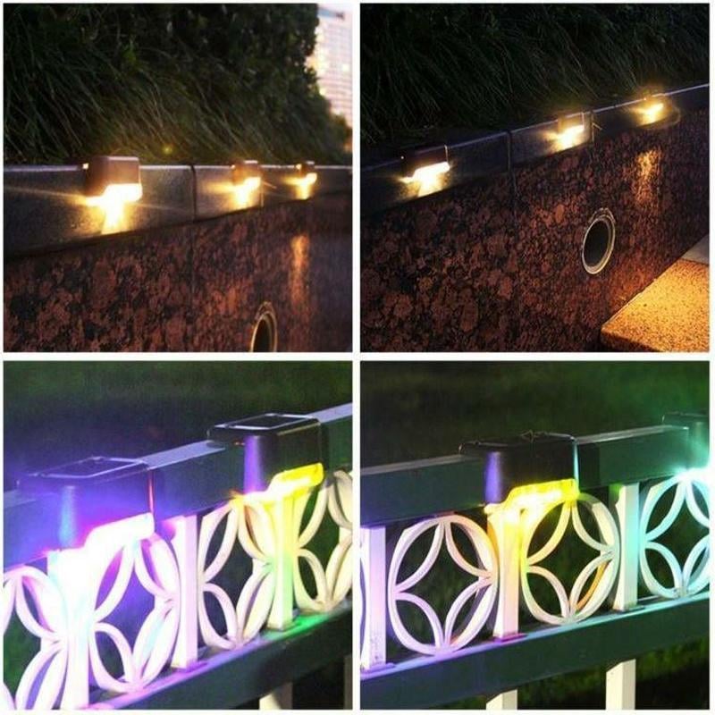 Solar Outdoor Stair Lights (4PCS-4*4.5*8CM)