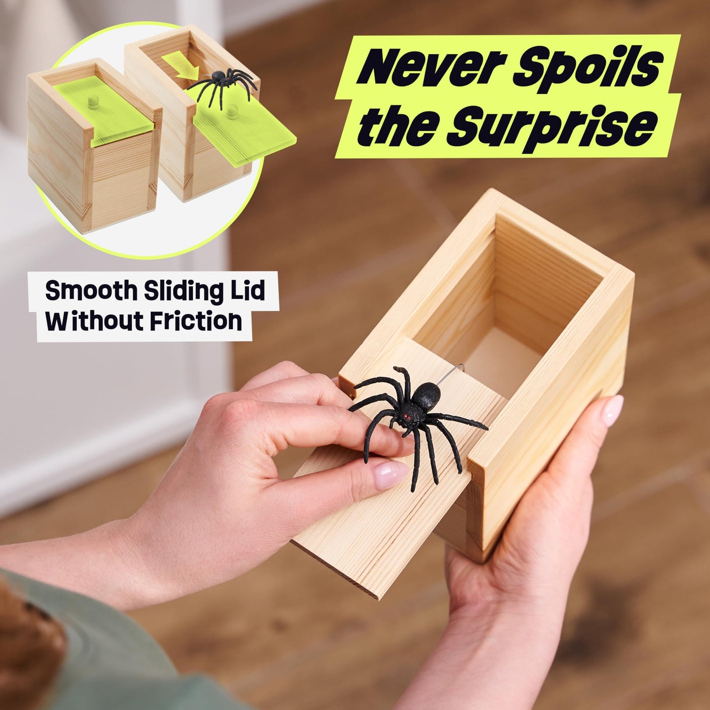 Original Spider Prank Box