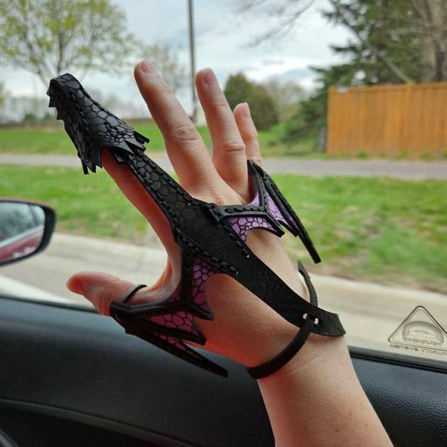 🐉Leather Hand Dragon Bracelet