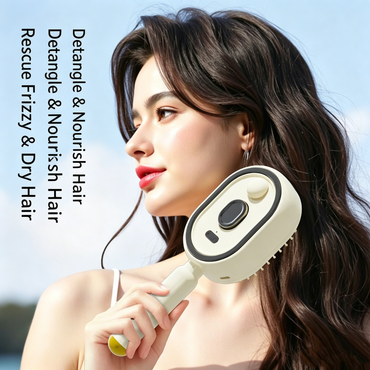 Electric spray airbag massage comb - anti-static