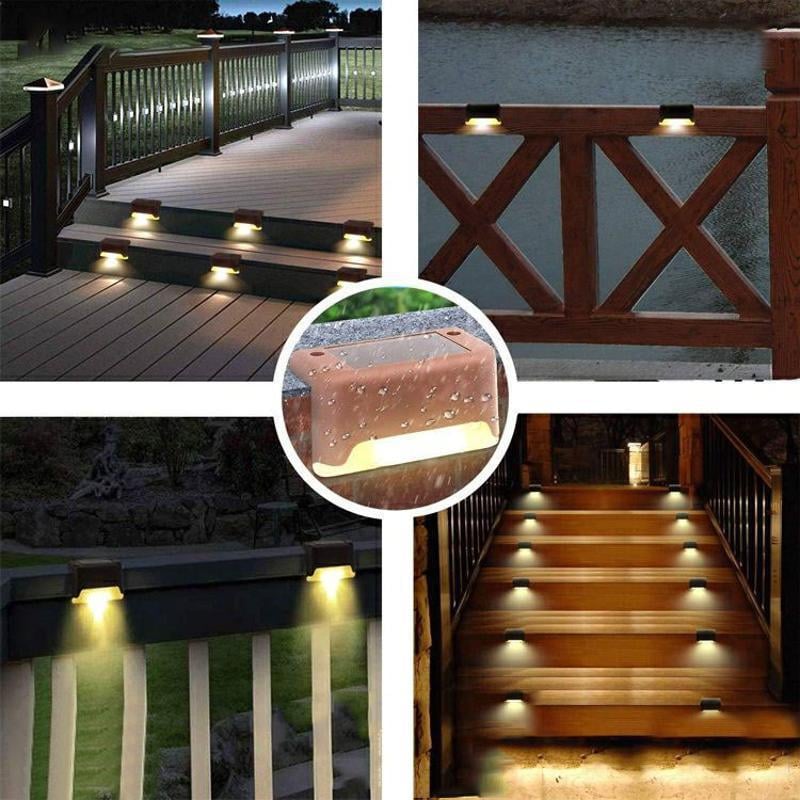Solar Outdoor Stair Lights (4PCS-4*4.5*8CM)