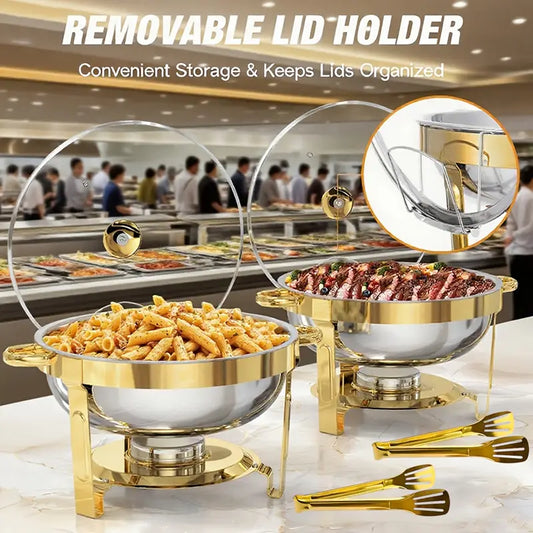 Stainless Steel Chafing Dish Buffet Set