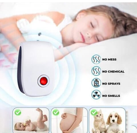(🎁LAST DAY SALE - 60%OFF) 2026 Upgraded Pest Control Ultrasonic Repellent