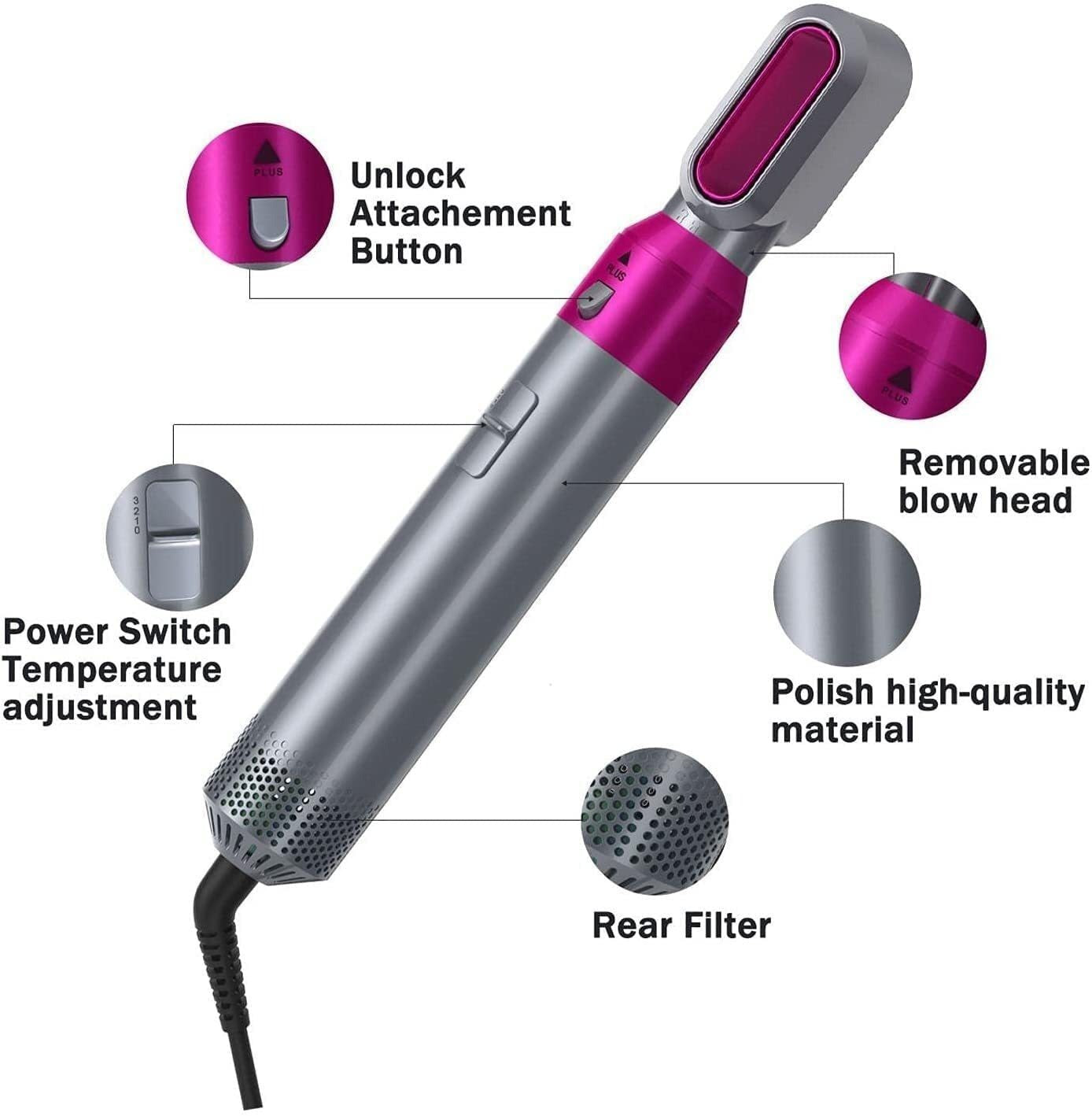 🔥2026 Special Promotion73% OFF ❤️ - The latest 5-in-1 professional styler
