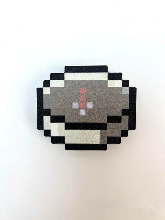 Trendy Pixel Compass Toy Keychain