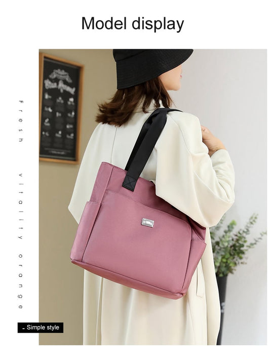🔥2026 Large Capacity Waterproof Multi Pocket Nylon Shoulder Bag👜