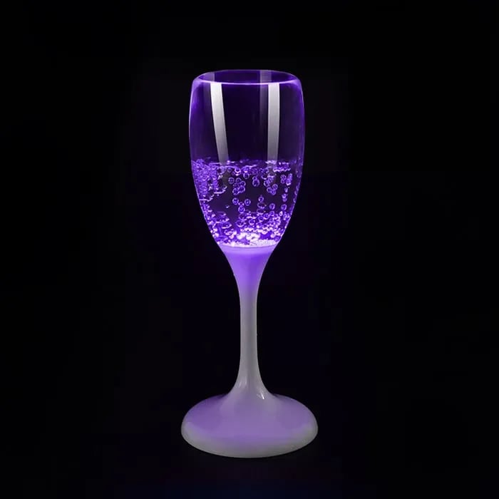 🥂LED Light Up Cups Wine Champagne Glass