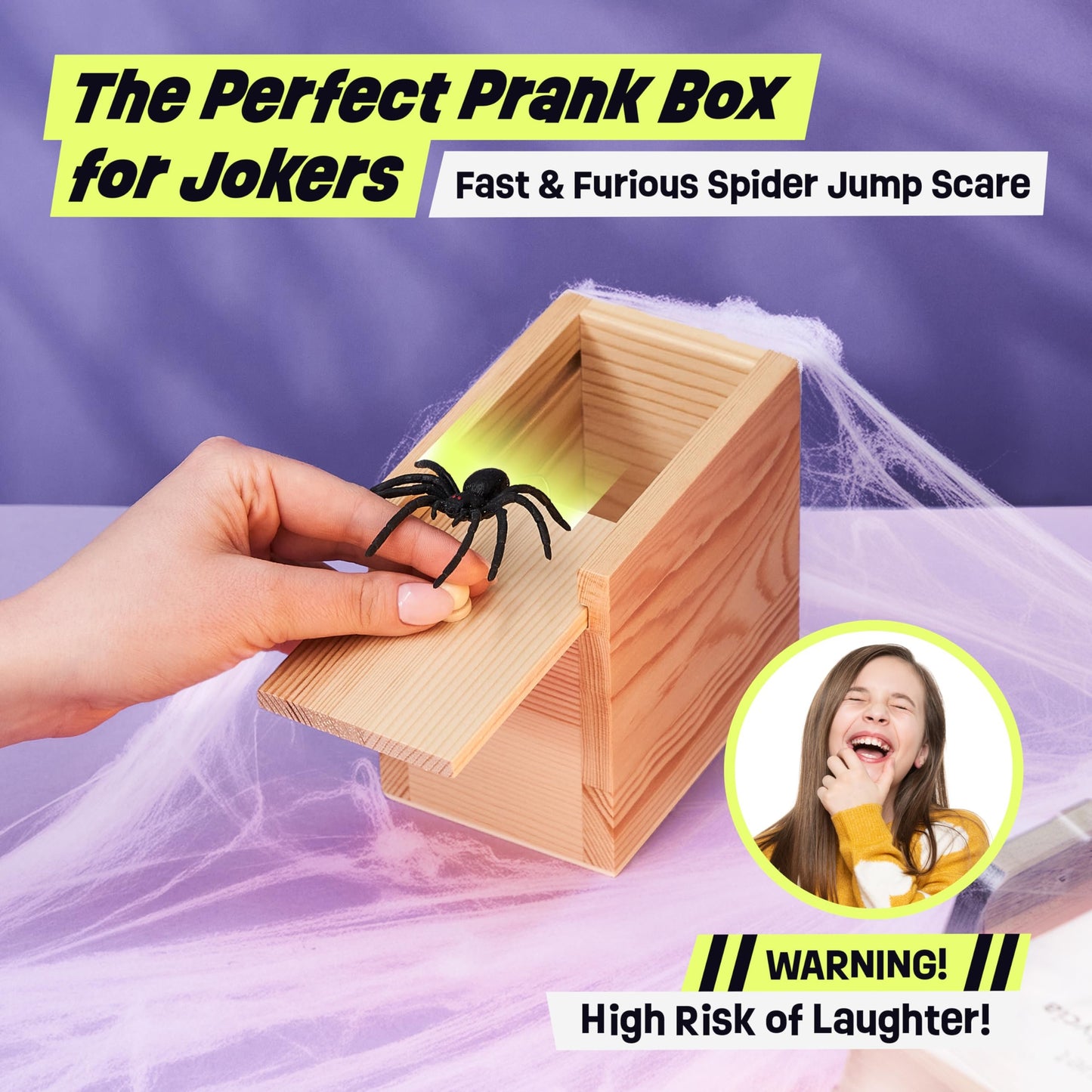 Original Spider Prank Box