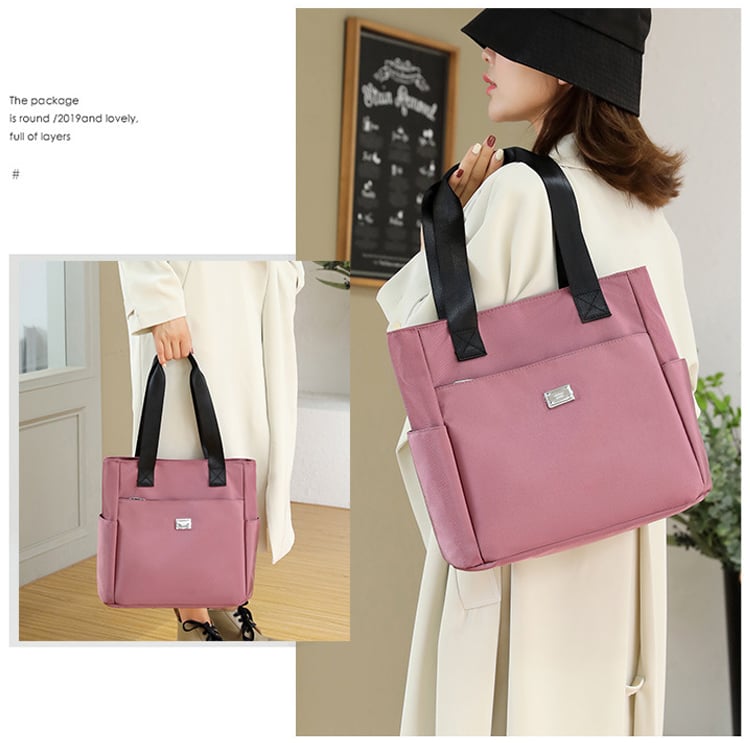 🔥2026 Large Capacity Waterproof Multi Pocket Nylon Shoulder Bag👜
