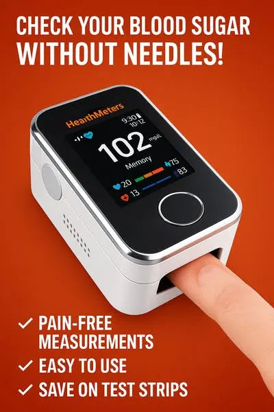 Non-Invasive Blood Glucose Monitor, 5 Second Fast Reading
