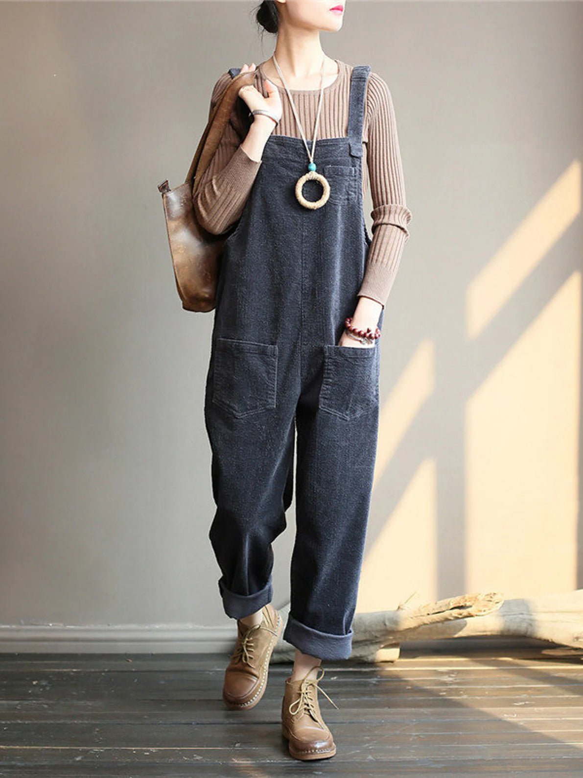 2026 NEW Wide Leg Corduroy Overalls