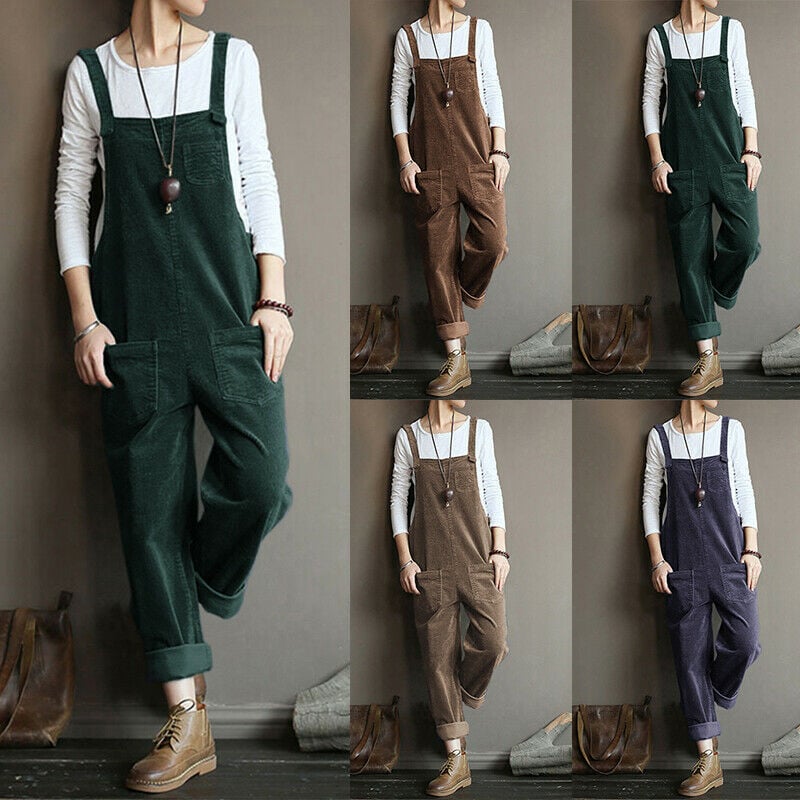2026 NEW Wide Leg Corduroy Overalls