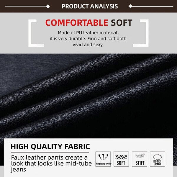 🎁New Year 2025 Sale -49%OFF🎁 S-shaped PU Leather Leggings