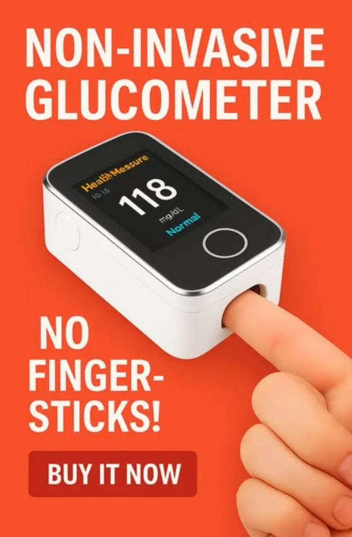Non-Invasive Blood Glucose Monitor, 5 Second Fast Reading