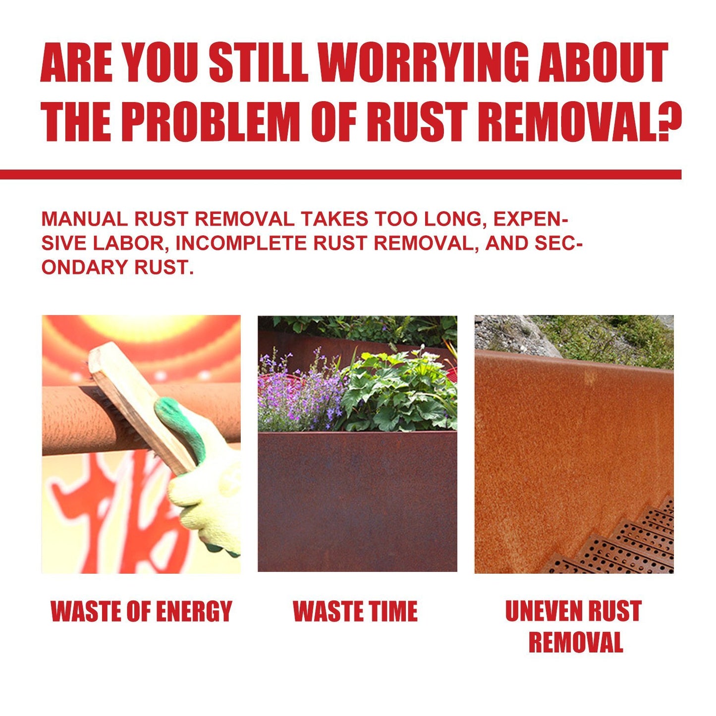 🍀Buy 3 Get 2 Free & Free Shipping🍀Water-based Metal Rust Remover n