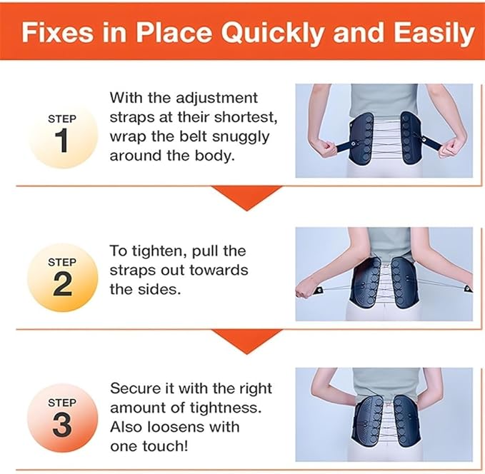 🔥LAST DAY 50% OFF - 💕Dual Pulley Waist Support Belt