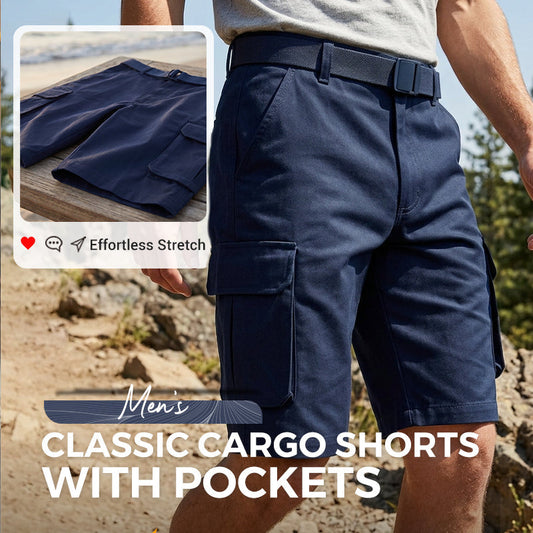 📢📢30% OFF !! ⏰Men's Classic Cargo Shorts with Pockets