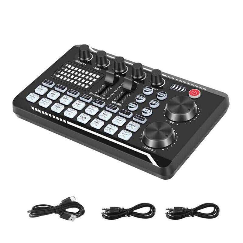 Live Sound Card with DJ Mixer Effects & Voice Changer
