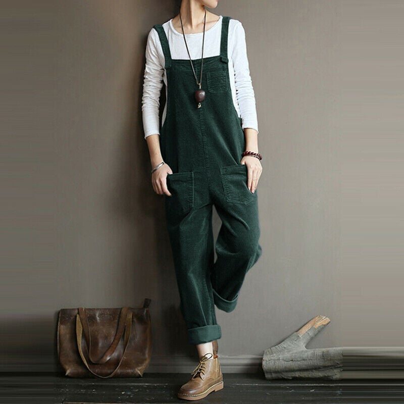 2026 NEW Wide Leg Corduroy Overalls