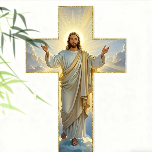 🎅🏻Christmas Sale🎁Retro Jesus Christ Wall Cross Decor