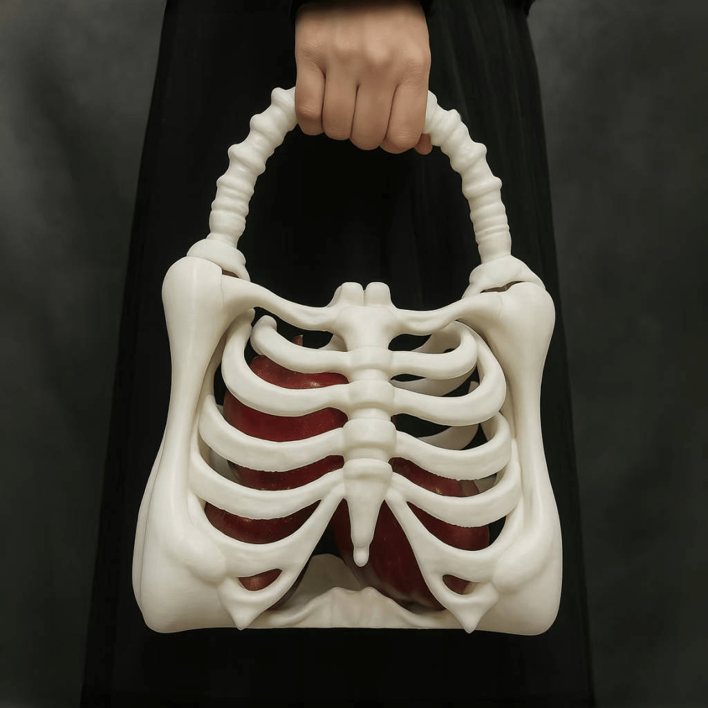 Skeleton Ribcage Handbag