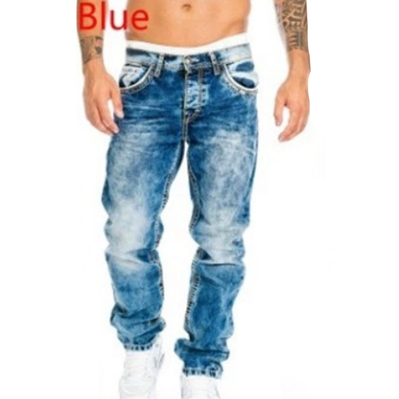 Men's Fashion Creative Stretch Denim Jeans